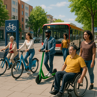 Města bez bariér? Studie ukazuje cestu ke sdílené mobilitě pro všechny