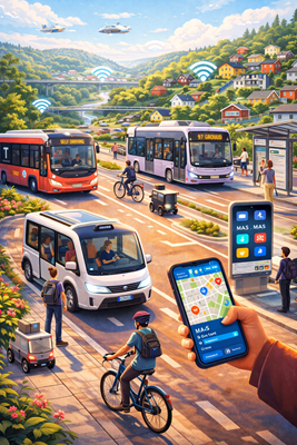 Od čtvrtí k sítím: MaaS v údolí Grorud posiluje veřejnou dopravu