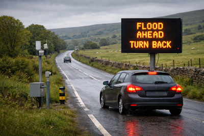 Swarco pomáhá řidičům vyhnout se „mokrým nohám“
