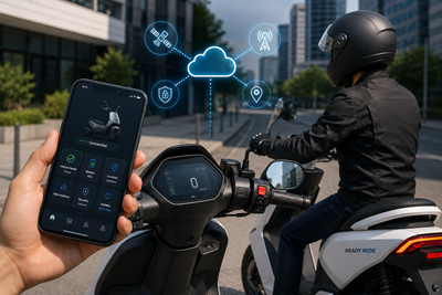 Propojené motocykly se stávají součástí ekosystému softwarově definované mobility