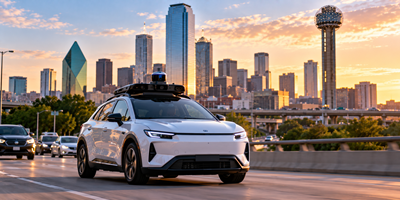 Uber a Avride rozšiřují provoz robotaxi v centru Dallasu