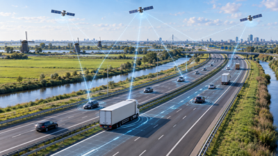 Společnost Kapsch TrafficCom rozšiřuje platformu satelitního mýtného do Nizozemí