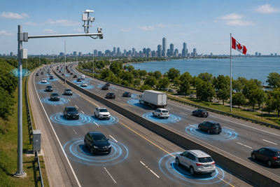 Ontario mění dálnici v živou laboratoř pro propojenou mobilitu