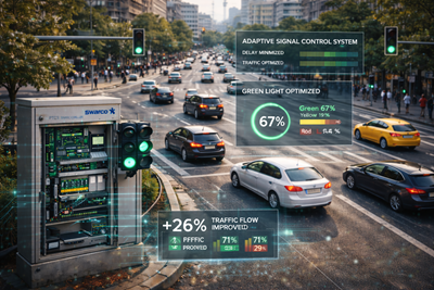 Swarco uvádí řídicí jednotku PTC3 pro řízení dopravy založené na umělé inteligenci