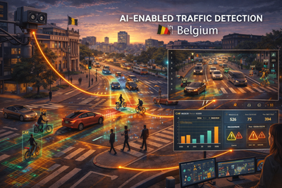 Umělá inteligence mění detekci dopravy v Belgii