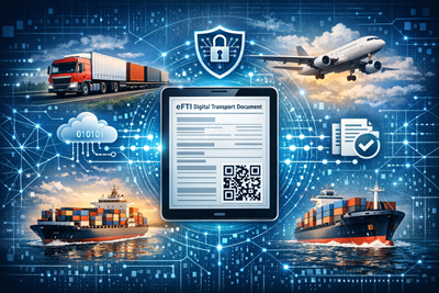 Nařízení eFTI Digitální transformace nákladní dopravy v EU