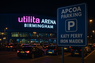 APCOA zajistí parkování na koncerty Katy Perry a Iron Maiden v birminghamské Utilita Areně