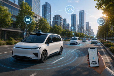 Globální partnerství urychlují komerční nasazení robotických taxi